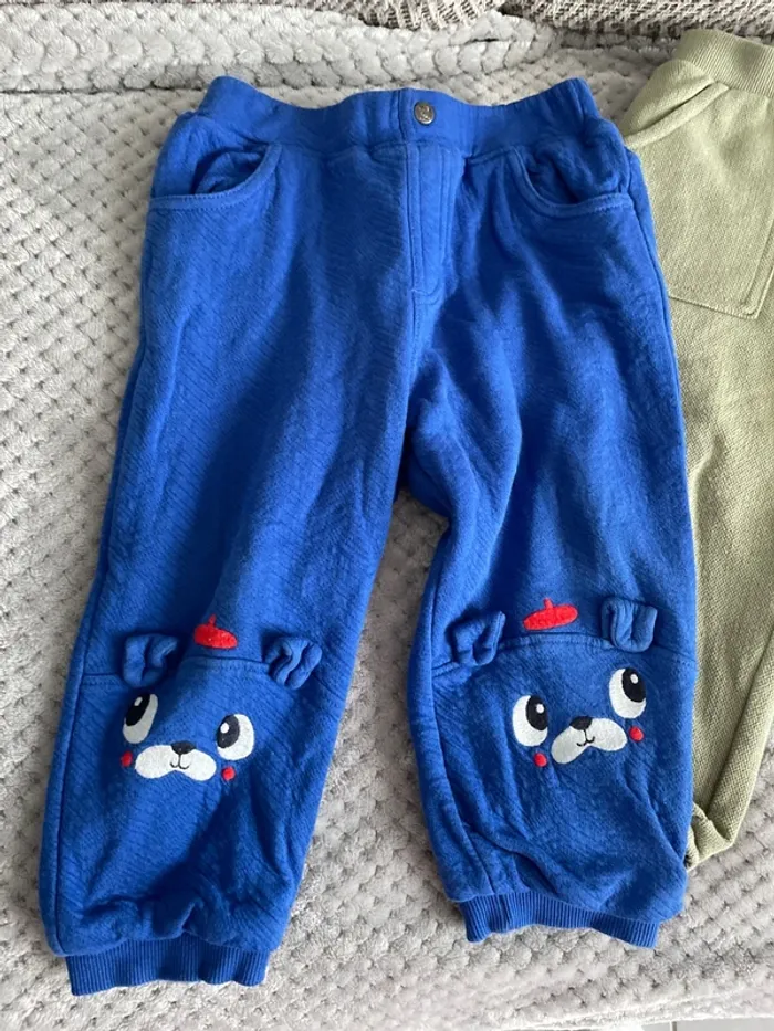 2 pantalons du pareil au même 36 mois - photo numéro 2