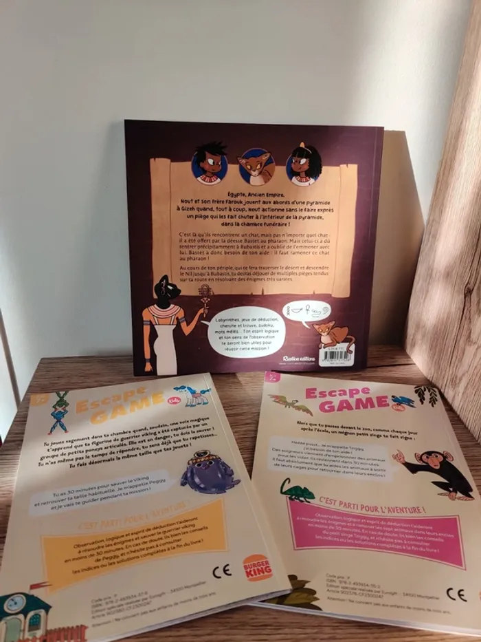 Lot de livres escape game pour enfants - photo numéro 2