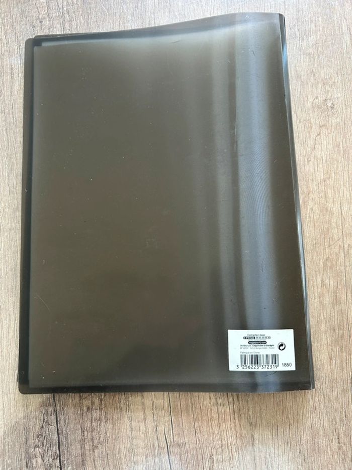 Porte vue noir avec pochette transparente devant - photo numéro 4