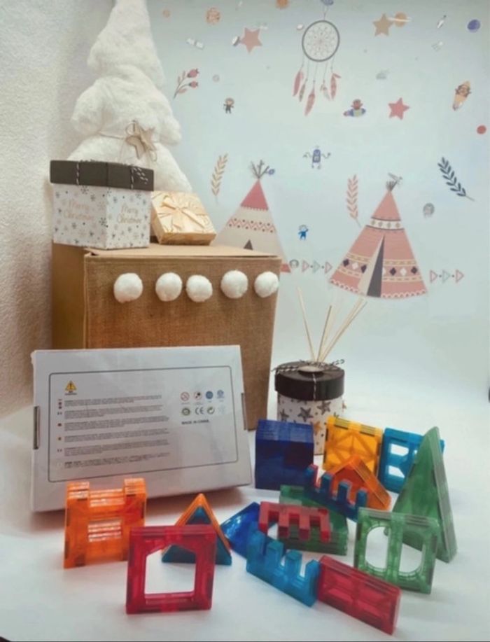 Jeux de blocs de construction magnétiques - 78 pièces neuves - photo numéro 2