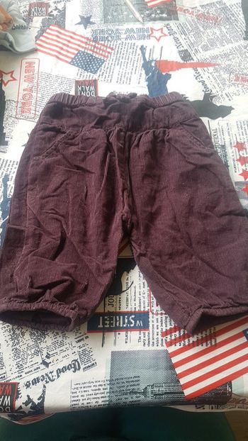 Pantalon aubergine