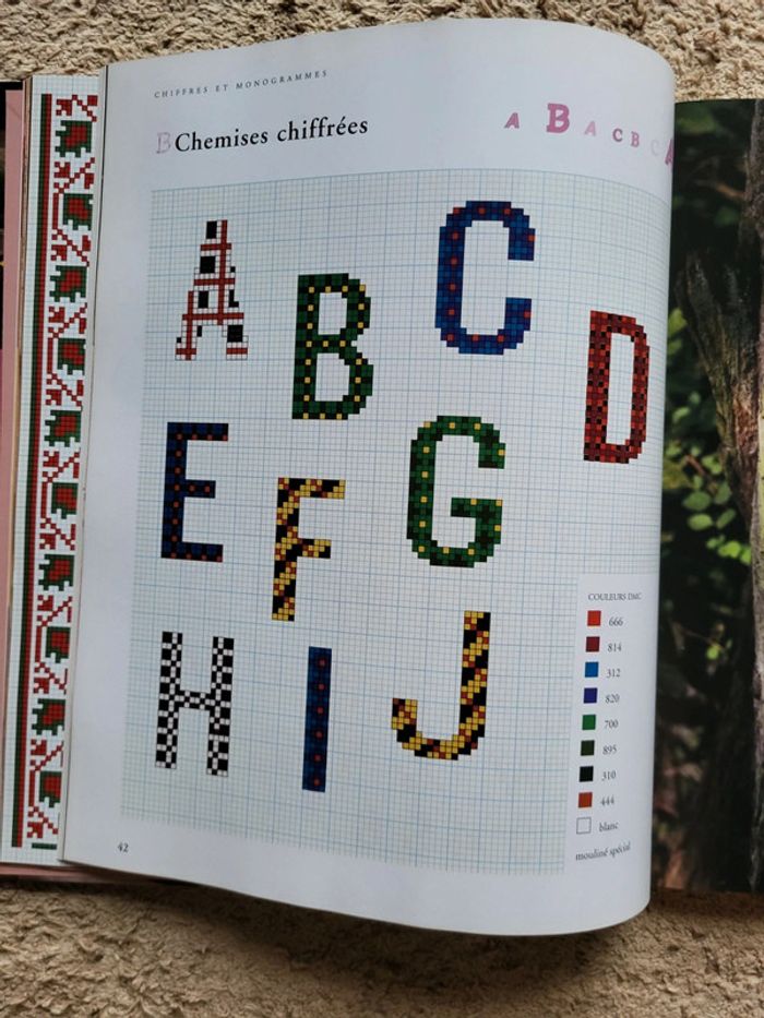 Lot de 2 livres de créations au point de croix DMC - Parfait état - photo numéro 9