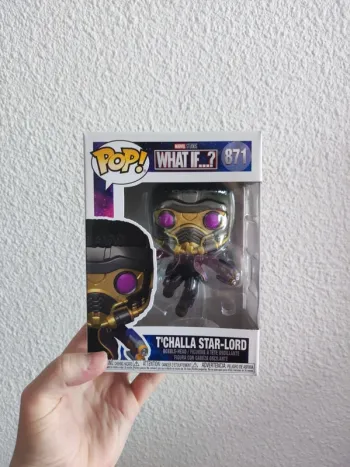 Funko pop Marvel de T'Challa Star Lord