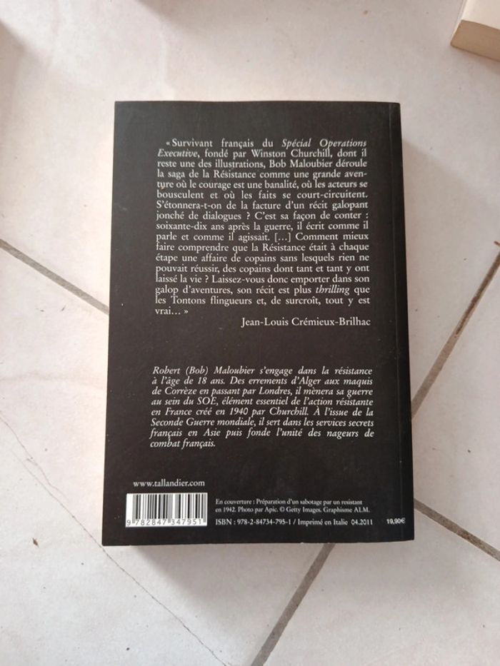 Livre Agent secret de Churchill - photo numéro 2