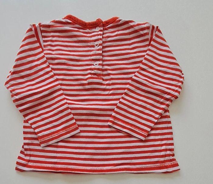 Lot de 4 tee-shirts manches longues Kiabi 12 mois - photo numéro 9