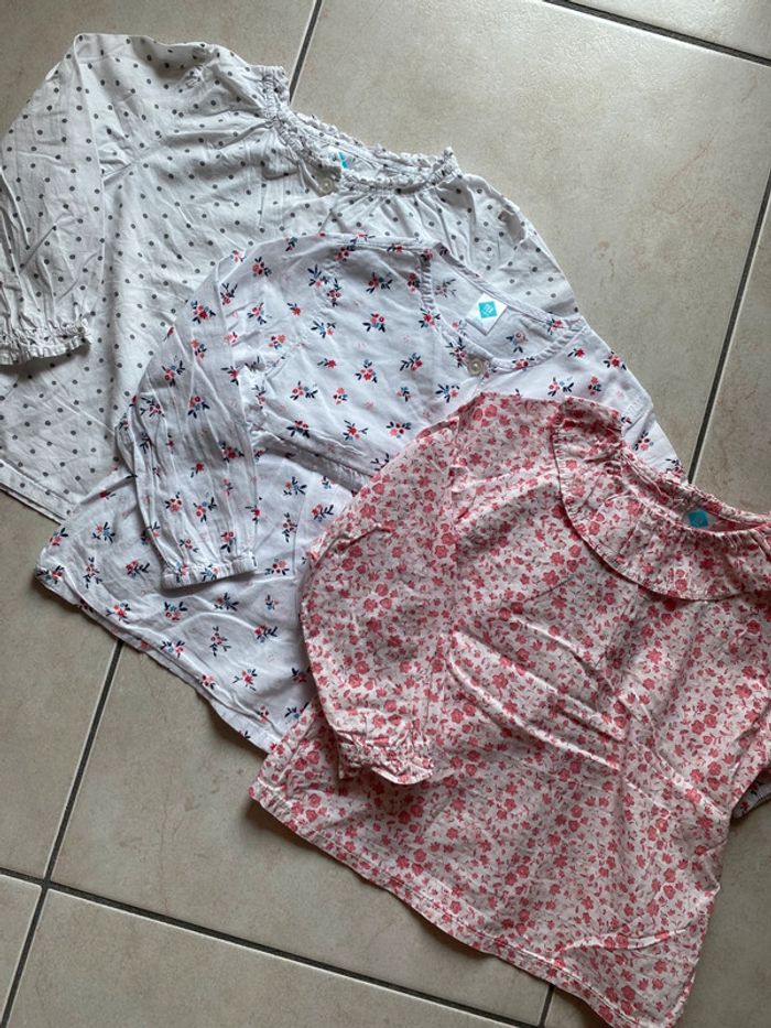 Lot de 3 chemise blouse fille Tex - photo numéro 5