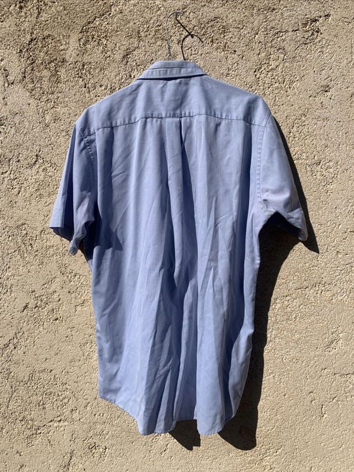 Chemise bleue manches courtes Ollygan 1981 T4 TL - photo numéro 5