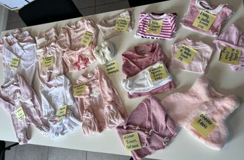 Pyjama, hauts, giogoteuse -  3 mois fille - 25 articles - petit bateau, TAO etc…