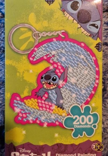 Porte clé peinture de diamant Stitch