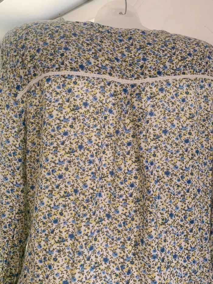 Blouse fleurie Armand Thierry tailleM - photo numéro 5