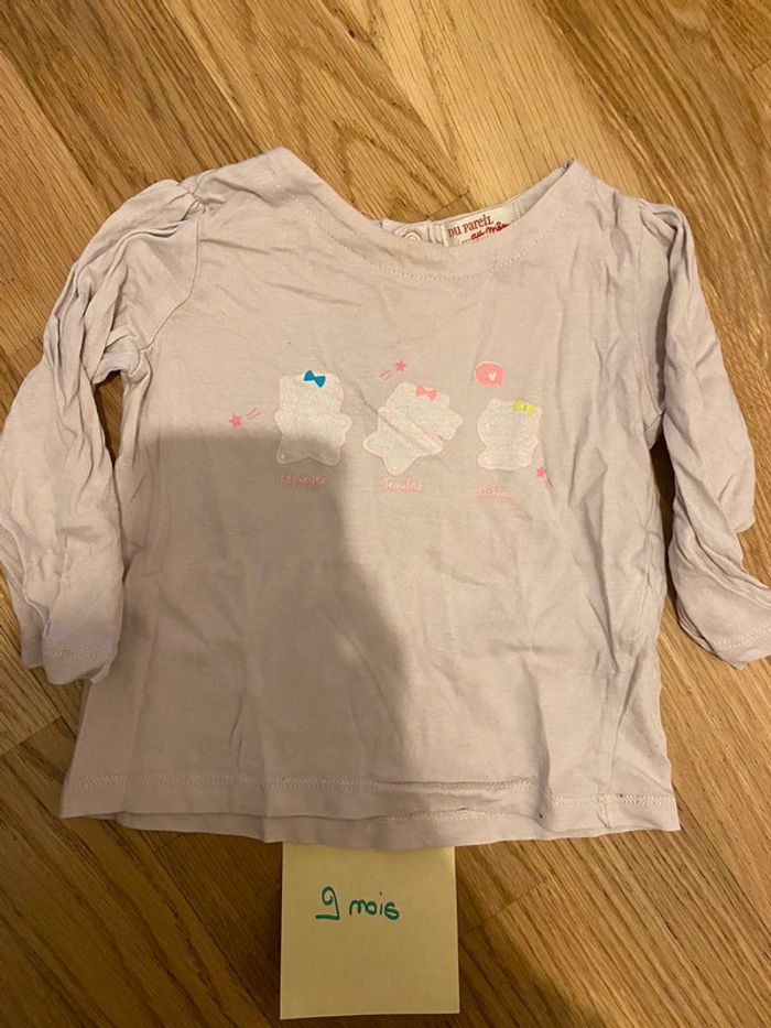 Tshirt manche longue 9 mois