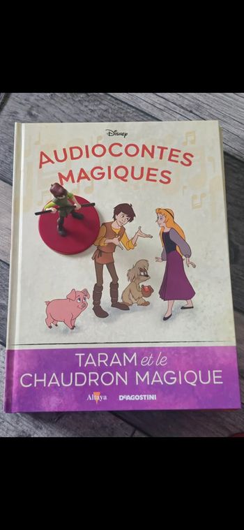 Livre et figurine 74  des audiocontes Magiques altaya audio conte 74 audio compte disney