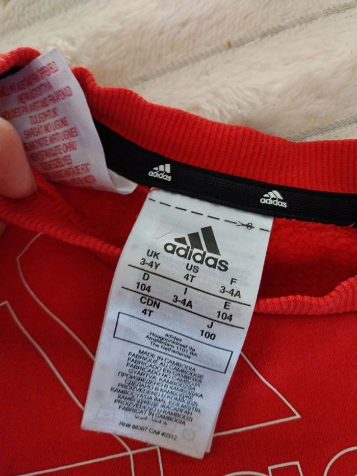 Sweat adida 3 4 ans - photo numéro 3