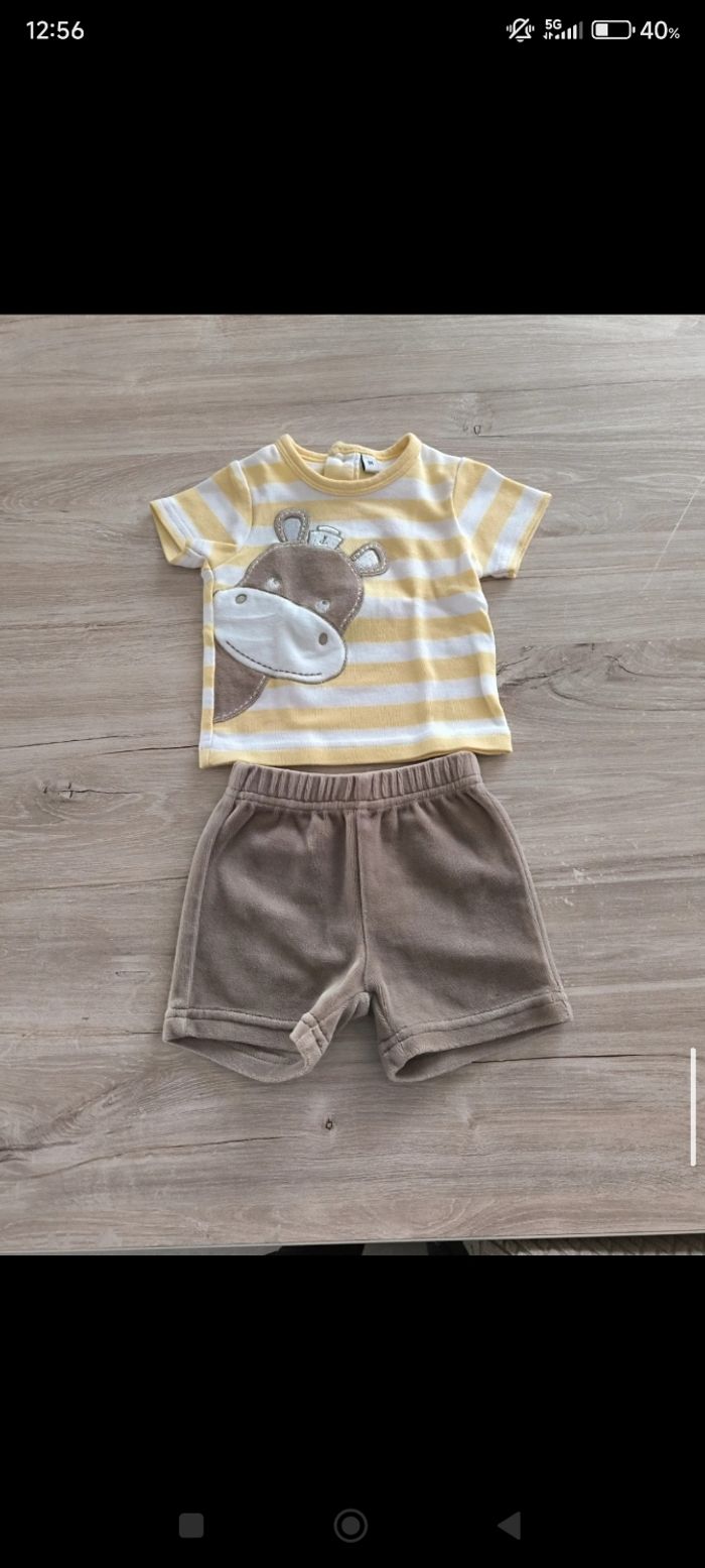 Ensemble taille 1 mois