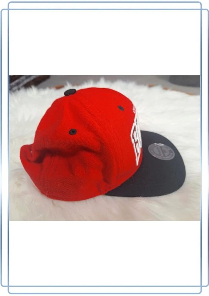 Casquette mitchell and ness NBA chicago bulls / ajustable - brodé (440) - photo numéro 5