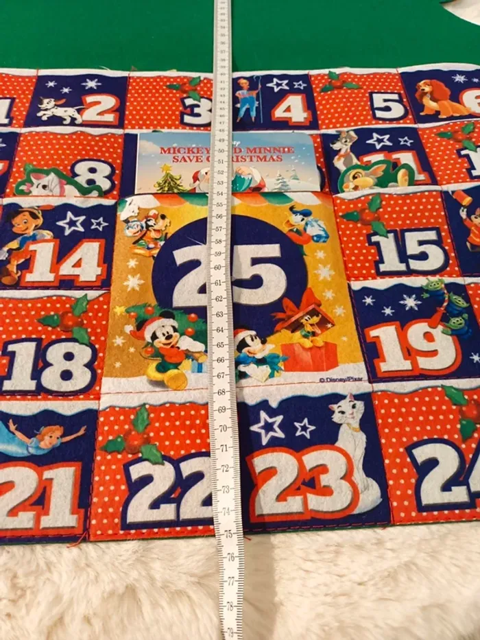 Calendrier de l’Avent Disney XXL Sapin feutrine + 24 personnages + Histoire Jour 25 Anglais Neuf - photo numéro 7