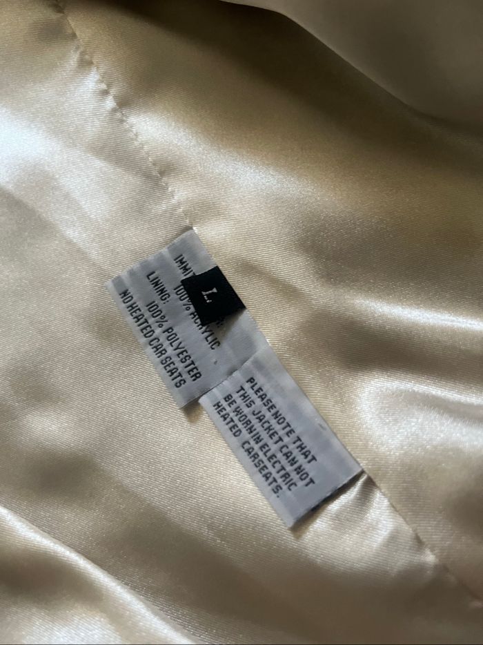 Manteau de fourrure de luxe femme, neuf jamais porté avec ceinture marque « Balmain » taille 42, XL large - photo numéro 5