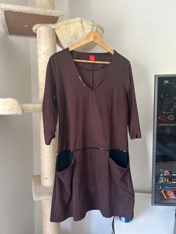 Robe Miss Captain - matière effet daim