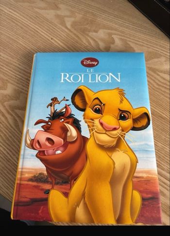 Livre le roi lion Disney