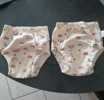 Lot 2 Culottes d'apprentissage propreté enfant/bébé fille 2/3 ans 100cm