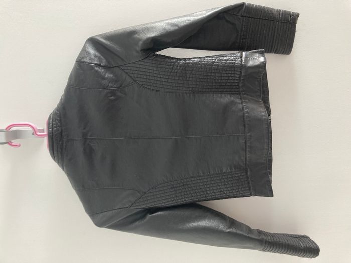 veste simulé cuir kiabi 10 ans - photo numéro 3