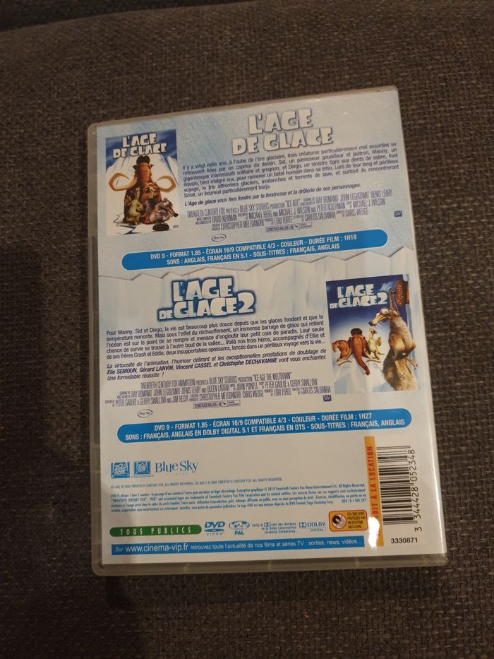 DVD L'âge de glace 1&2 - photo numéro 2