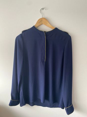 Blouse fluide bleu
