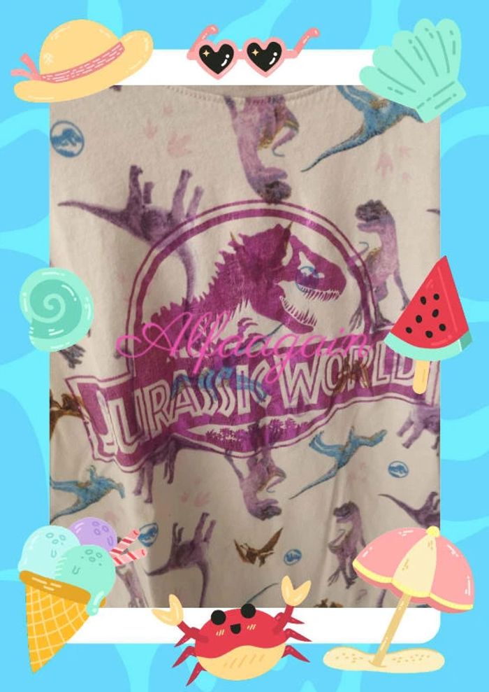 Pyjama Jurassic park rose 9/10ans - photo numéro 3