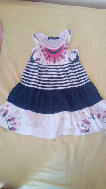 Robe marinière et volante Week end à la mer