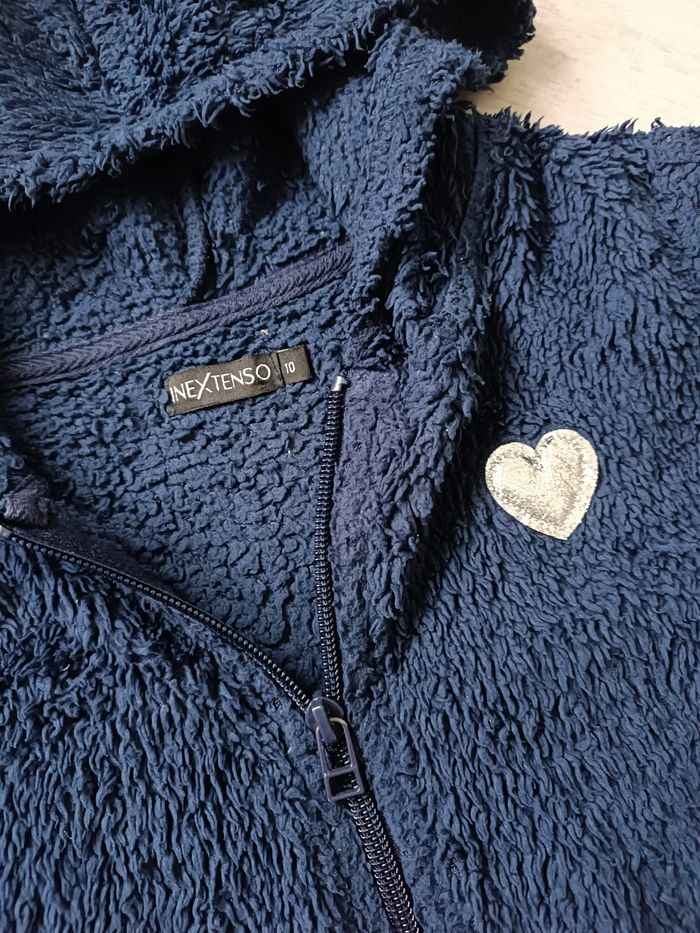 Gilet zippé à capuche fille 10 ans in extenso - photo numéro 3