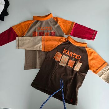 Lot de 2 t-shirts manches longues  - Farmy Team - 5 ans