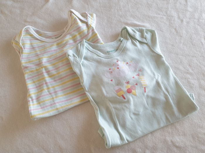 Lot de 2 bodies ML - T86/92 - Lupilu