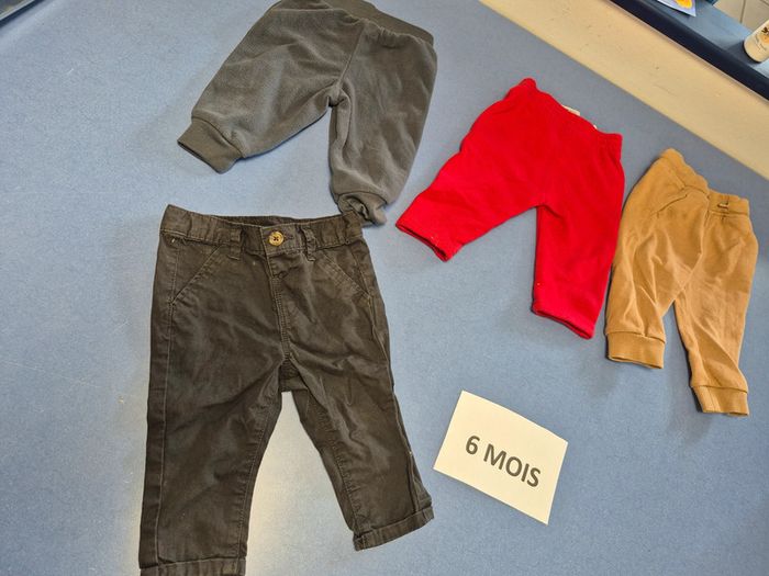 lot de pantalon garçon taille 6 mois