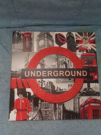 Tableau londres à strass