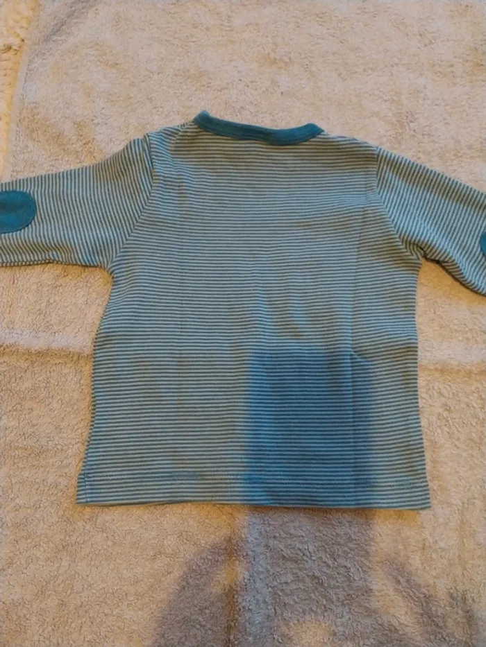 T-shirt manches longues petits bateau - photo numéro 3