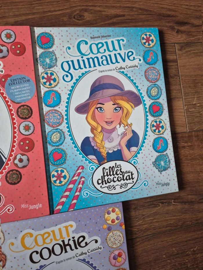 Lot de 3 bandes dessinées Les filles au chocolat - photo numéro 3