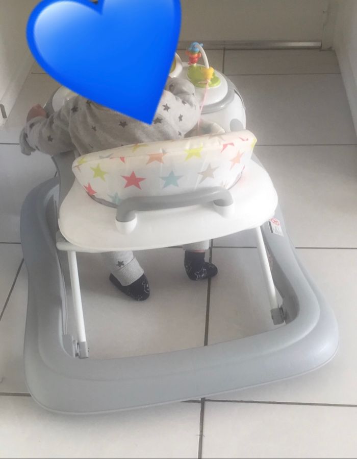 Trotteur bébé évolutif musical pliable réglable hauteur - photo numéro 2