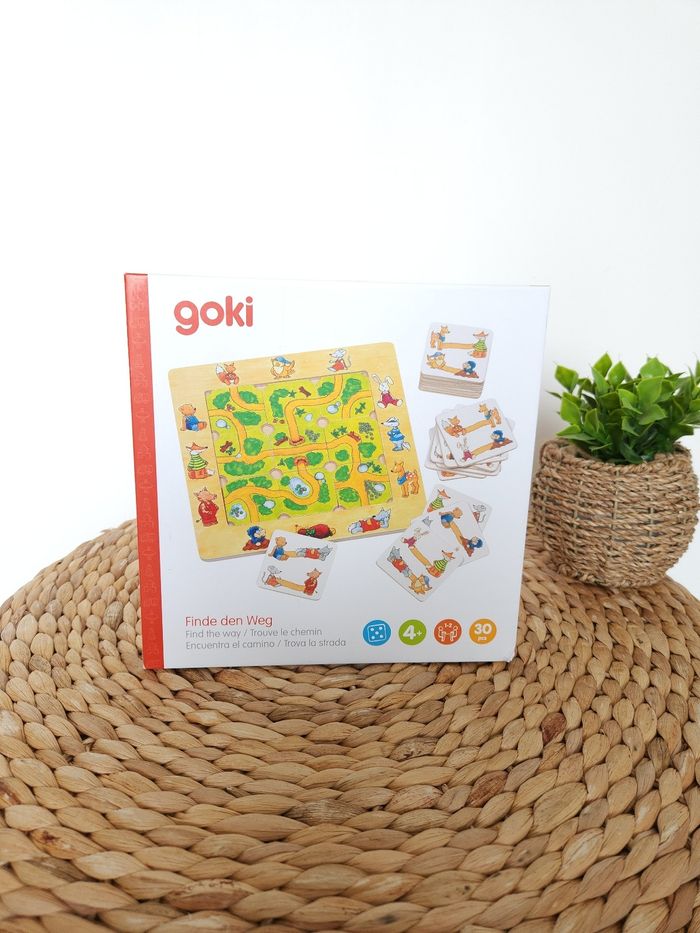 Jeu en bois Trouve le chemin Goki