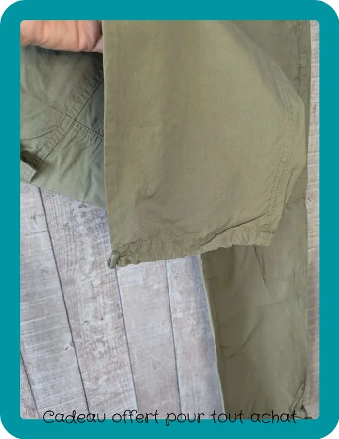 pantalon cargo Kaki Jennyfer Taille S - photo numéro 4
