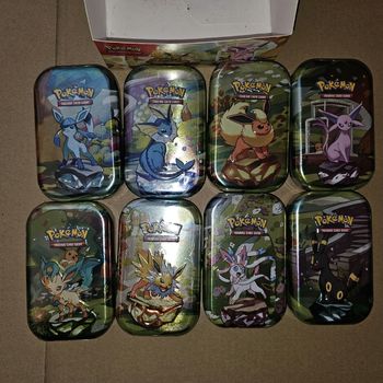 Lot de 8 mini tin EV8.5 Évolutions Prismatique