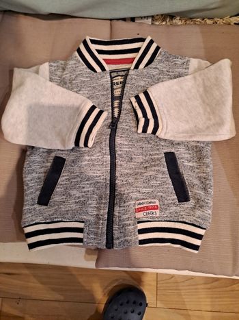 Gilet zippé 12 mois