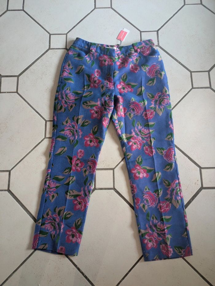 Pantalon Naf Naf neuf 42 fleuri