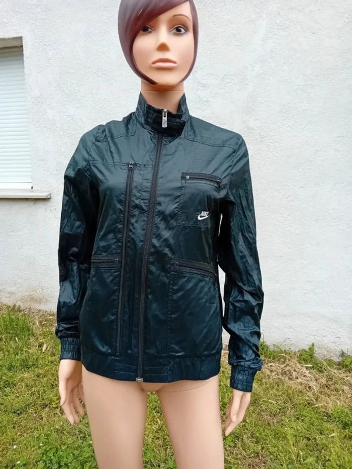 Gilet de course multipoches noir Nike M