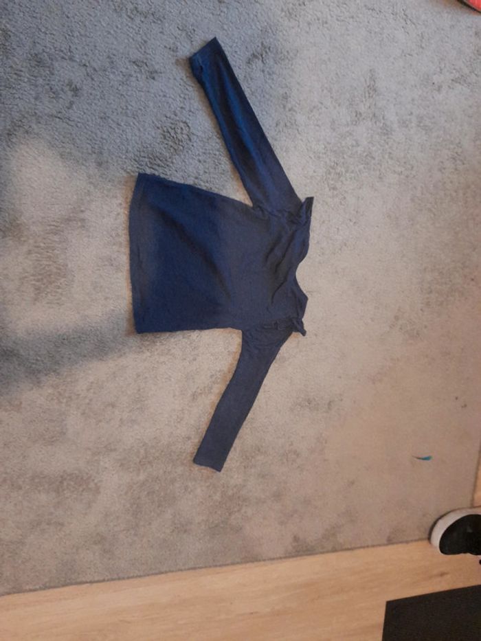 Tee shirt manches longues reine des neiges - photo numéro 4