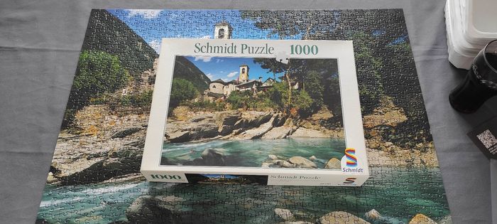 Puzzle 1000p Schmidt "Lavertezzo en Suisse" - photo numéro 2