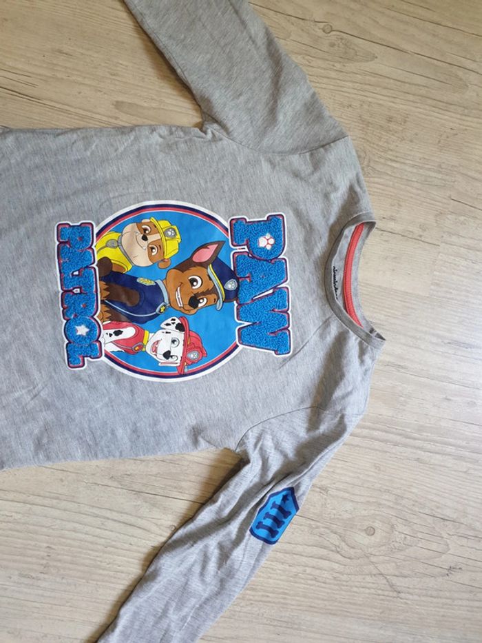 T shirt manches longues pat patrouille - photo numéro 2