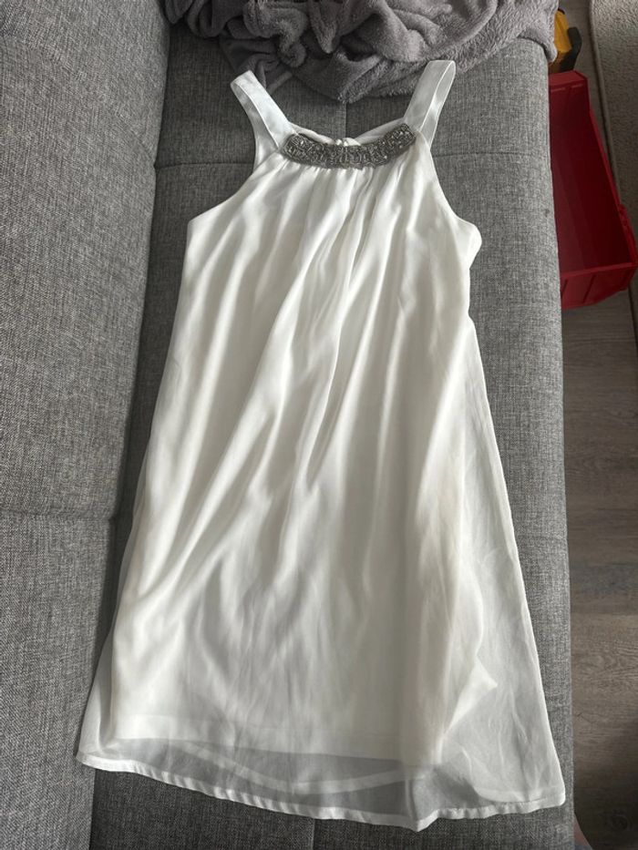 Robe légère taille 36 blanc cassé