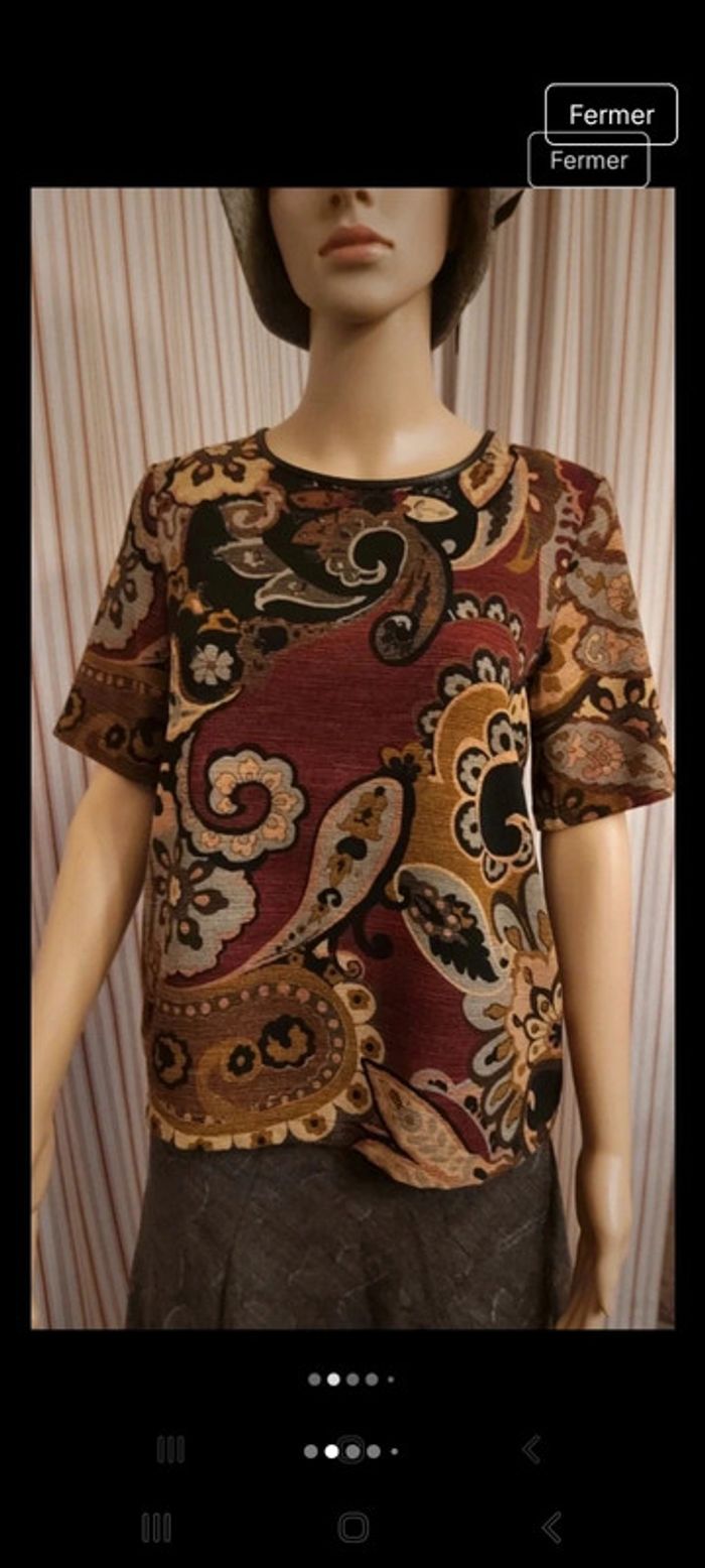 Jolie Blouse la fée maraboutée t 36 parfait état - photo numéro 2