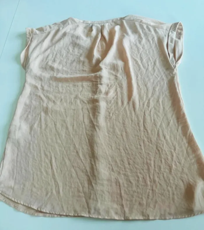 Teeshirt voile rose poudré taille 38 - photo numéro 3