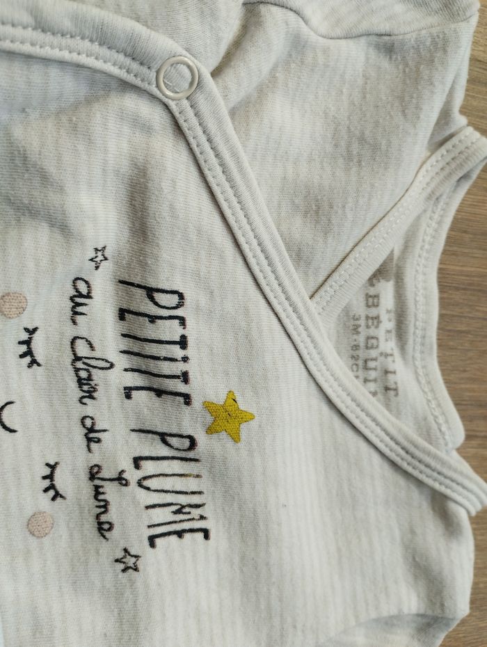 Lot 3 bodies 6 mois - photo numéro 2